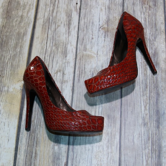 Jessica Simpson Shoes - Jessica Simpson Red Parigi Heels size 5.5